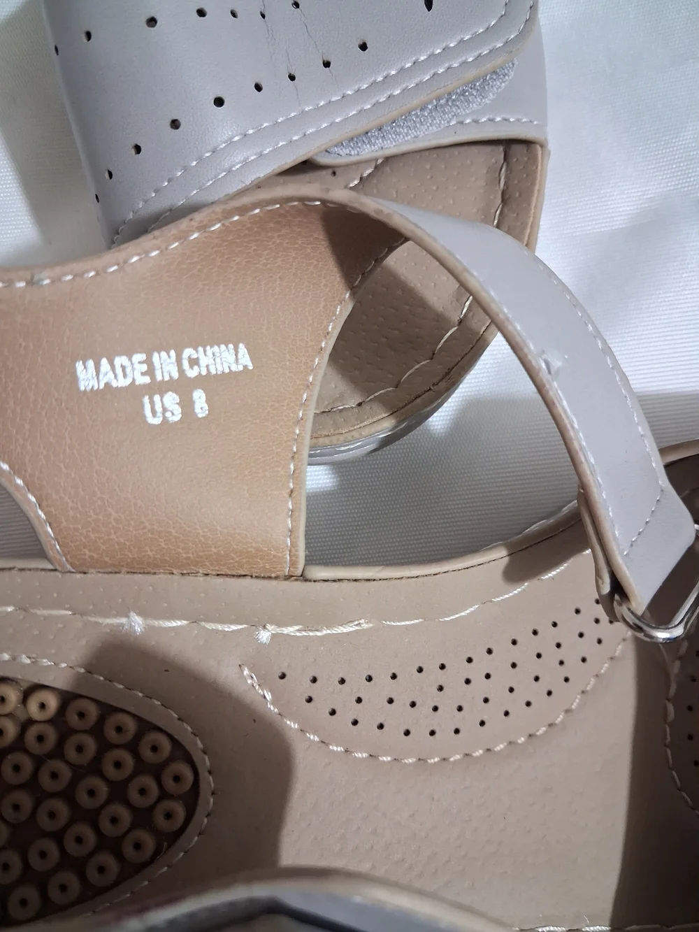 Kids Light Gray Comfort Sandals with Adjustable Straps